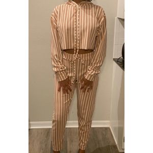 2 piece jumpsuit from Miss Guided Size 4